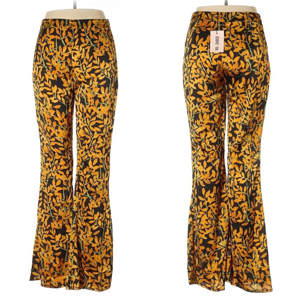 Missguided Floral Flare Trousers